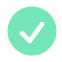 Checkmark in a circle icon