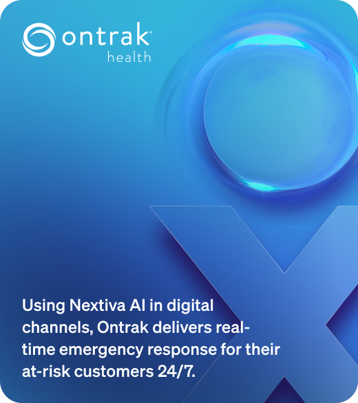 Ontrak uses Nextiva AI in digital channels.