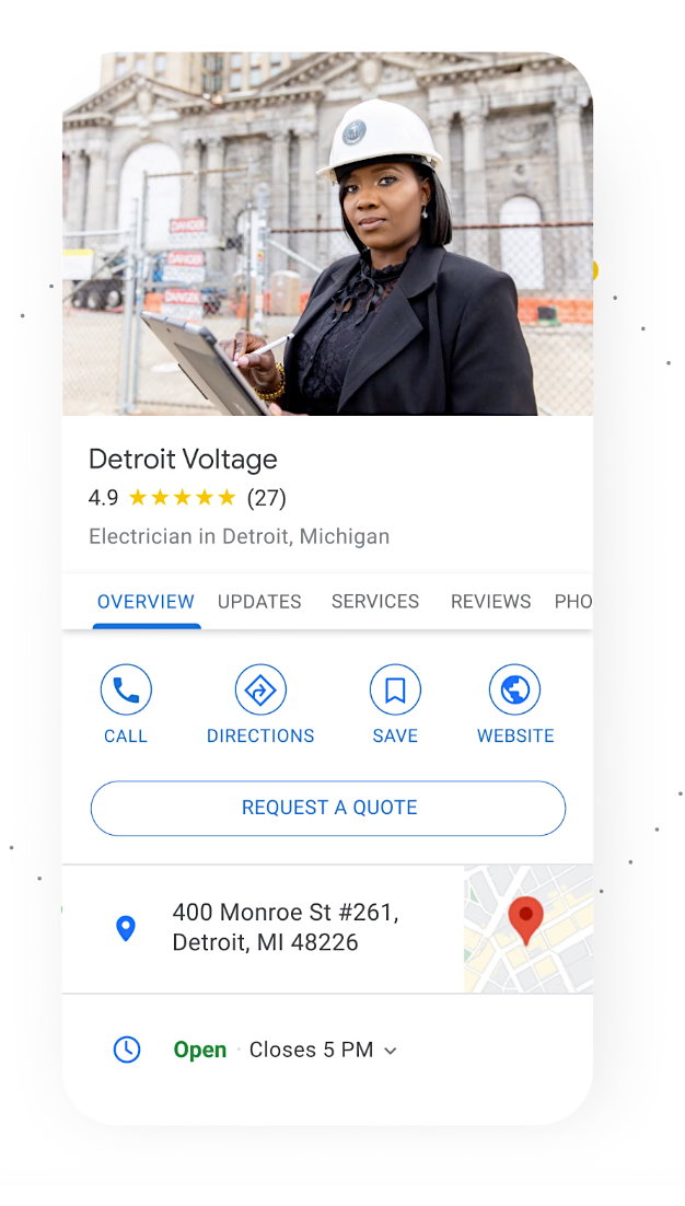 Google Business Profile example