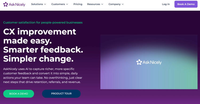 Screenshot of AskNicely