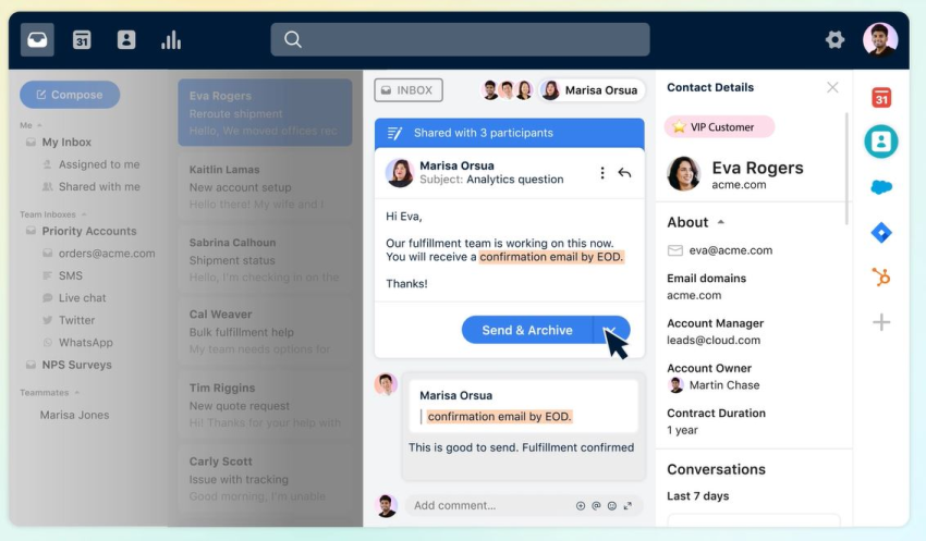 Screenshot of Front interface