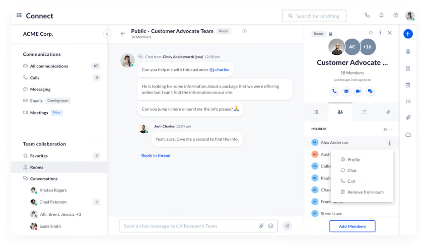Drive cross-department collaboration with CX software