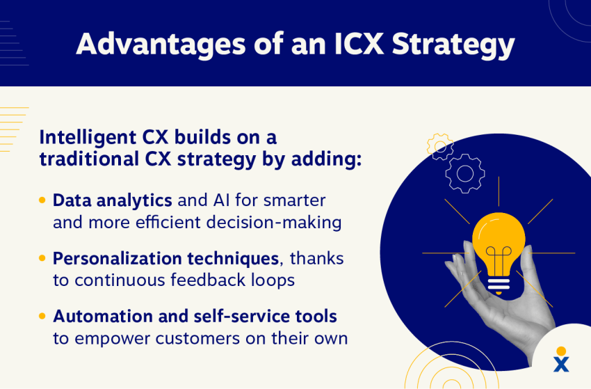 Advantages of an intelligent customer experience (ICX) strategy