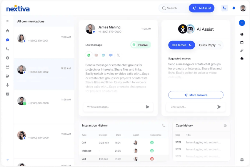 Nextiva-AI-Agent-Assist