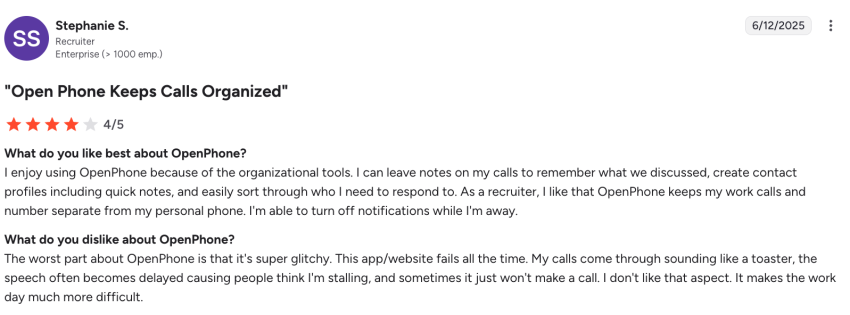 Openphone critical review g2