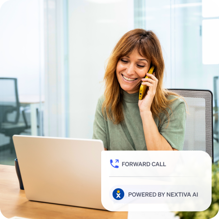 Forward call powered by Nextiva AI
